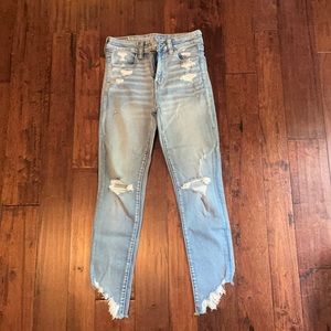 american eagle high rise jeans